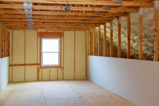 wall and ceiling is fully insulated with Spray Foam Insulation Stamford, CT