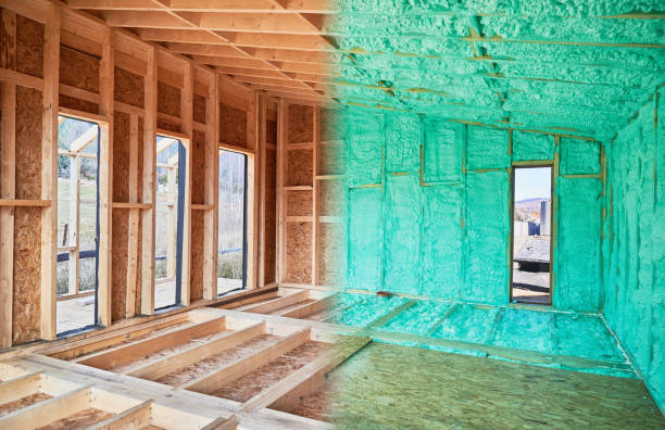 ground floor wall system is fully sealed with Spray Foam Insulation Stamford, CT